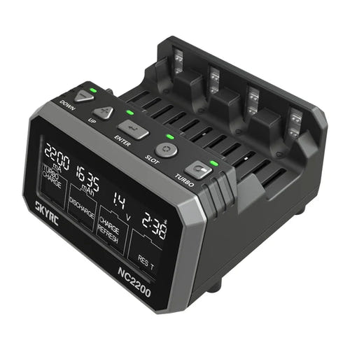 SkyRC NC2200 - Chargeur intelligent AA/AAA avec app (vue 1)