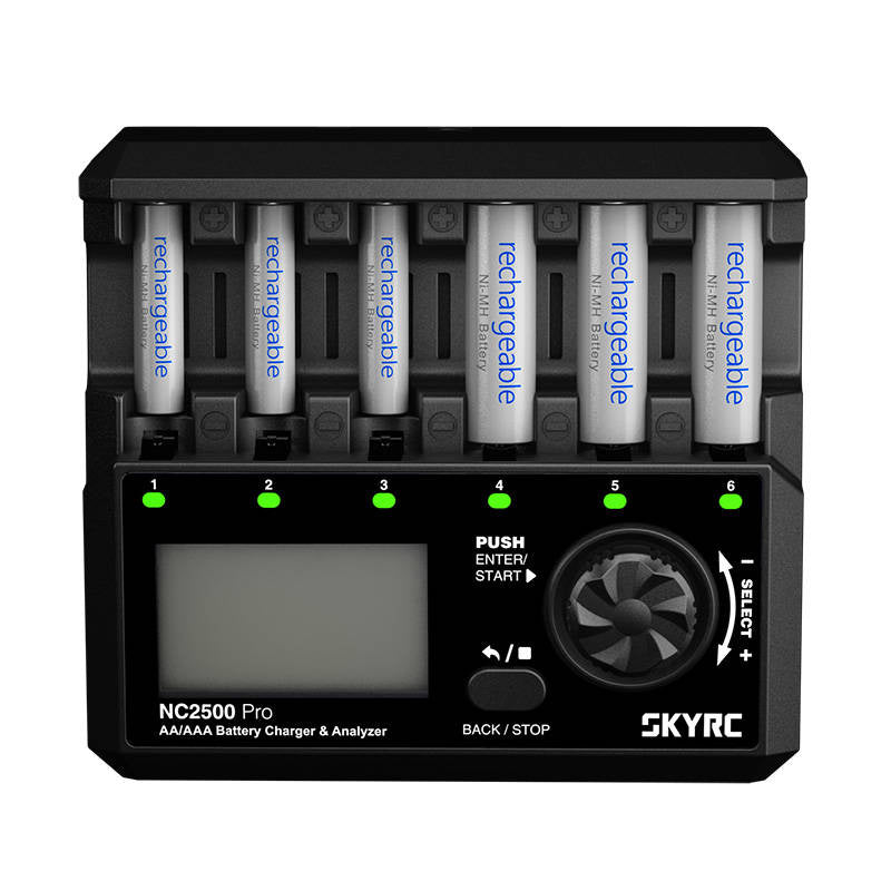 SkyRC NC2500 Pro - Chargeur-régénérateur 6 accus AA/AAA - visuel 1