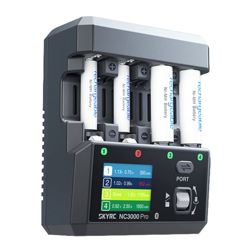 SkyRC NC3000 Pro - Chargeur analyseur 4 accus AA et AAA NiMH et NiCd - visuel 1