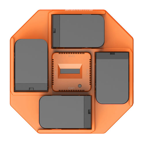SmallRig 4834 - chargeur NP-F 4 canaux avec 4 batteries NP-F970 : 7 800 mAh smallrig