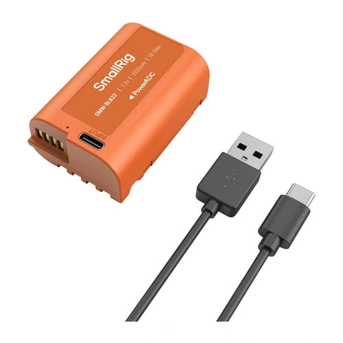 SmallRig DMW-BLK22 - batterie USB-C 2520 mAh pour Panasonic Lumix : vue arrière