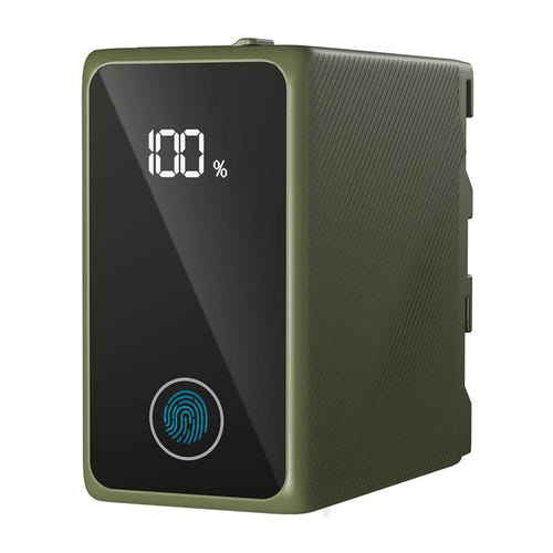 SmallRig NP-F970 - batterie appareil photo 10 500 mAh avec USB-C, verte : écran OLED