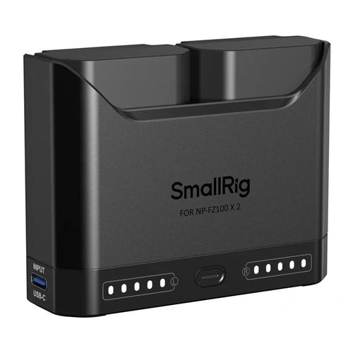 SmallRig NP-FZ100 5483 - Kit 2 batteries 1940 mAh et chargeur double USB-C - visuel 1