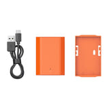 SmallRig NP-FZ100 - batterie USB-C pour Sony Alpha et FX, orange : câble USB-C