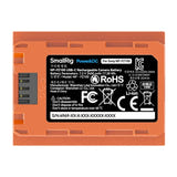SmallRig NP-FZ100 - batterie USB-C pour Sony Alpha et FX, orange : 2 280 mAh