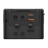 SmallRig VB99 SE mini - batterie V-Mount compacte 98,9 Wh avec USB-C 65 W : écran OLED ports