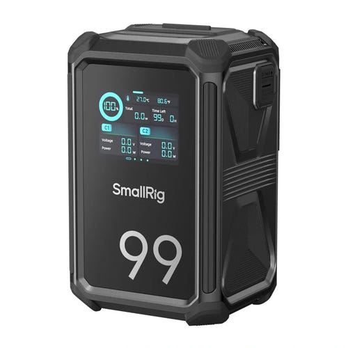 SmallRig X99 - batterie V-Mount 99 Wh à écran tactile et USB-C 100 W - visuel 1