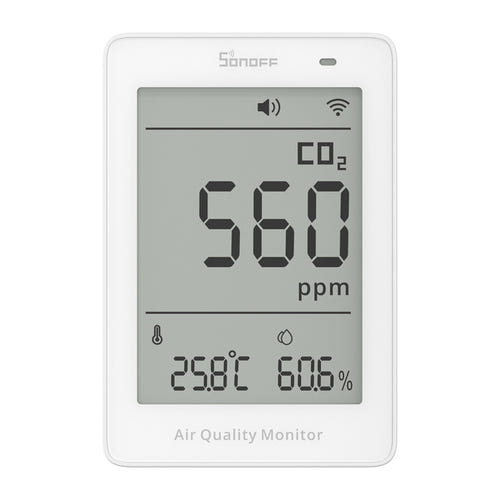 Sonoff AirGuard CO2 - Moniteur de qualité d'air avec écran (vue 2)