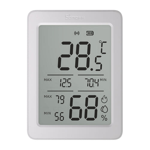 Sonoff AirGuard TH SNZB-02DR2 - Capteur température et humidité Zigbee LCD (vue 2)