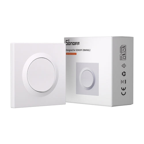 Sonoff E1GSL - Boîtier d'interrupteur mural ultra-fin (sans neutre)