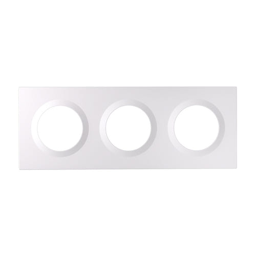 Sonoff EF3G - Cadre triple pour interrupteurs Orb, série Fusion : blanc