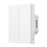 Sonoff M5-2C-80W - Interrupteur mural Matter 2 canaux (format 80) (vue 2)