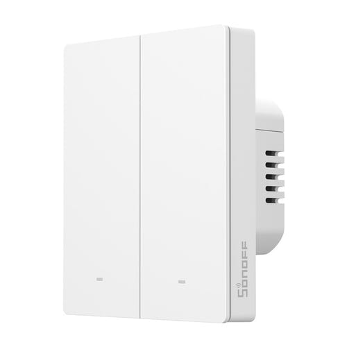 Sonoff M5-2C-80W - Interrupteur mural Matter 2 canaux (format 80) (vue 2)