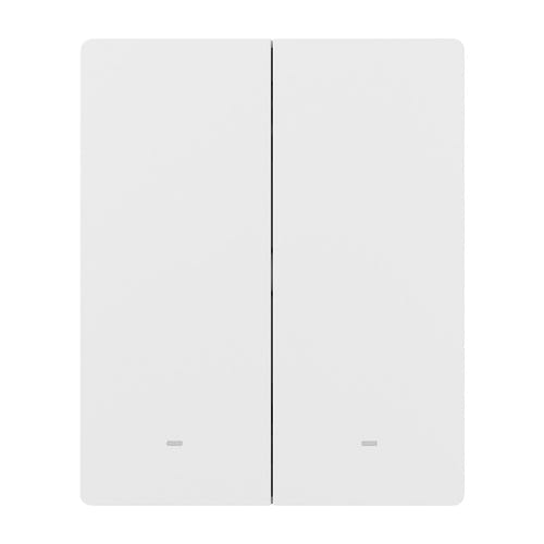 Sonoff M5-2C-80W - Interrupteur mural Matter 2 canaux (format 80) (vue 3)
