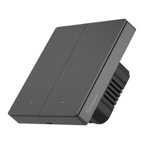 Sonoff M5 2C - Interrupteur mural WiFi 2 canaux (gris) (vue 1)