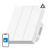 Sonoff M5-3C-80W - Interrupteur mural Matter 3 canaux (format 80) (vue 6)