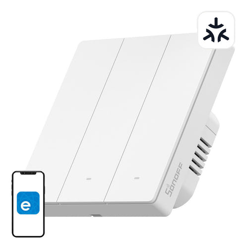 Sonoff M5-3C-86W - Interrupteur mural Matter 3 canaux (vue 1)