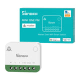 Sonoff MINI ONE - module interrupteur connecté Wi-Fi Matter 16 A : vue dessus