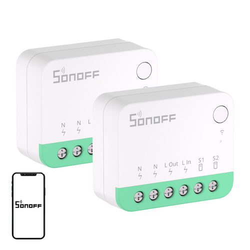 Sonoff MINIR4M Extreme - Interrupteur connecté WiFi Matter (lot de 2) (vue 1)