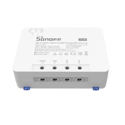 Sonoff POWR3 - Relais WiFi 25A avec mesure de consommation (vue 2)
