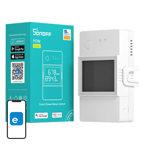 Sonoff POWR320D - Interrupteur compteur d'énergie WiFi 20A (vue 1)