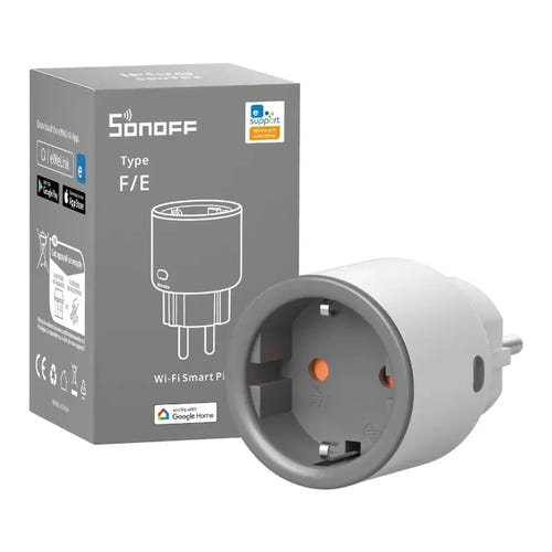 Sonoff S60TPF - Prise connectée WiFi 16A avec suivi conso (vue 1)