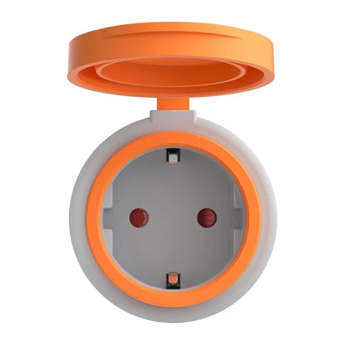 Sonoff S61STPF-PM-O - Prise connectée extérieure Matter IP44 16 A : clapet orange IP44