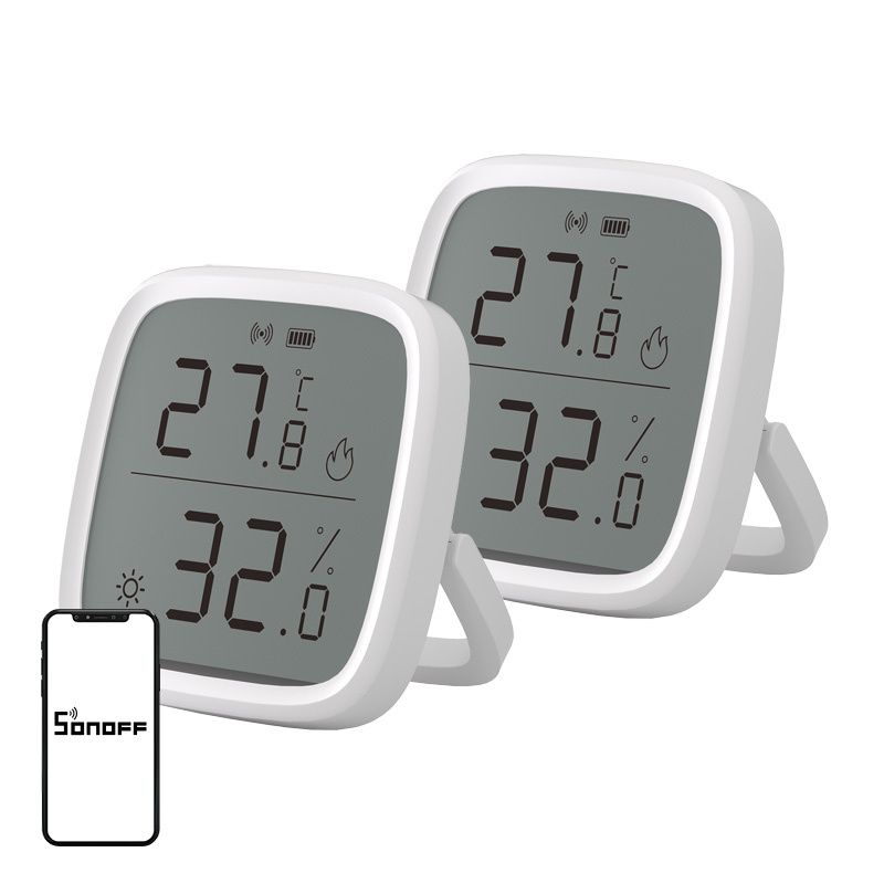 Sonoff SNZB-02D - Capteur température et humidité avec écran (lot de 2) - visuel 1