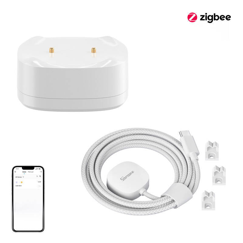 Sonoff SNZB-05P + sonde câble — Kit détection de fuite étendu — visuel 1