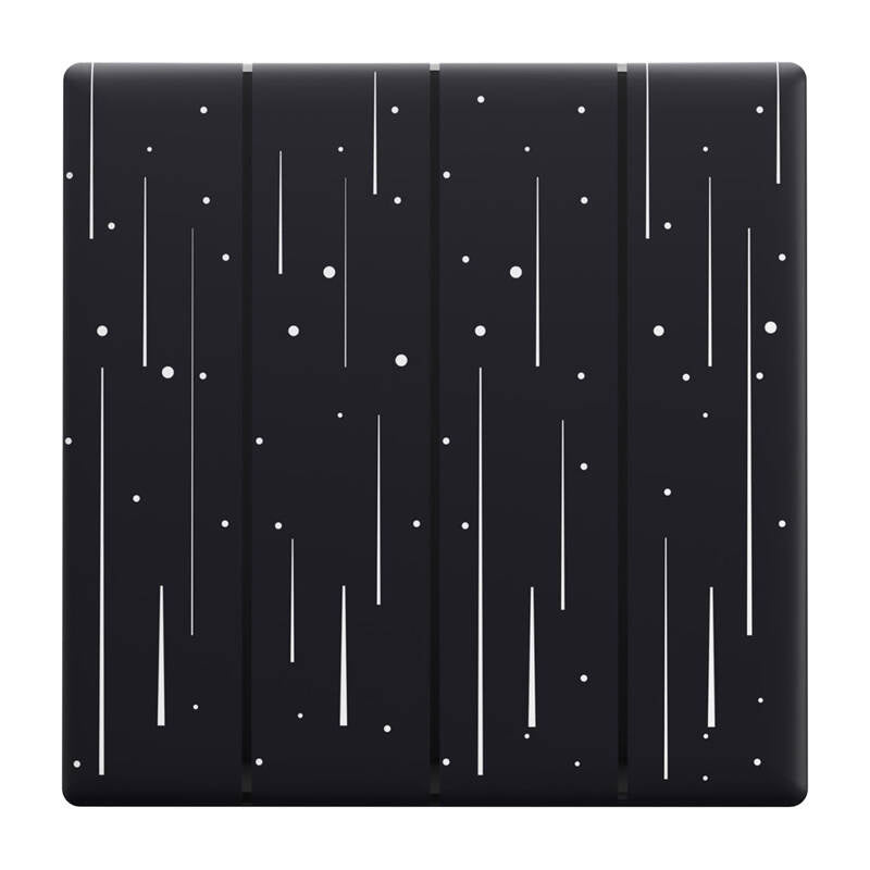 Sonoff Star 4C - Façade décorative pour interrupteur tactile T5 4 canaux - visuel 1