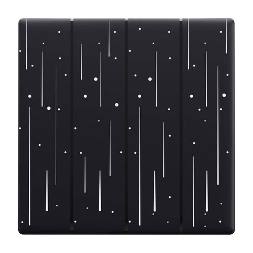 Sonoff Star 4C - Façade décorative pour interrupteur tactile T5 4 canaux : motif étoiles