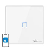 Sonoff T2EU1C-RF - Interrupteur mural sans fil 433 MHz 1 canal