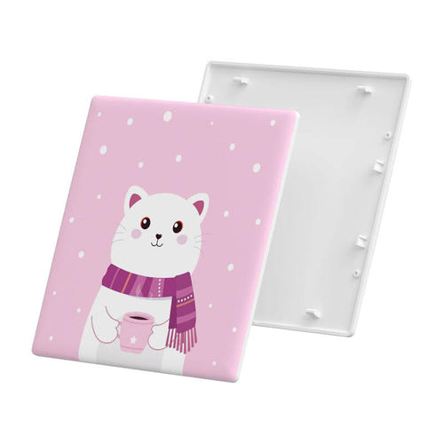 Sonoff T5-1C-86-Cartoon - Façade décorative pour interrupteur tactile T5 1 canal : de profil
