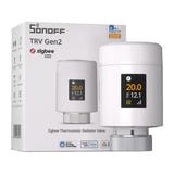 Sonoff TRV Gen2 - tête thermostatique connectée Zigbee : sur radiateur
