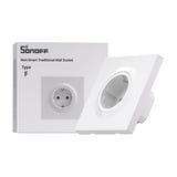 Sonoff WS01STPF-E - Prise murale encastrable type F 16 A : installée