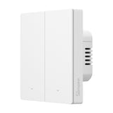 Sonoff ZBM5-2C-86W - Interrupteur mural tactile connecté Zigbee 2 canaux, blanc - visuel 2