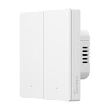 Sonoff ZBM5-2C-86W - Interrupteur mural tactile connecté Zigbee 2 canaux, blanc - visuel 2
