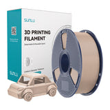 SUNLU PETG - Filament 3D résistant 1,75 mm 1 kg (beige) : bobine