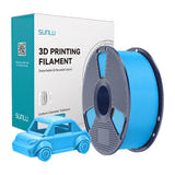 SUNLU PETG - Filament 3D résistant 1,75 mm 1 kg (cyan) : bobine