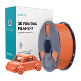 SUNLU PETG - Filament 3D résistant 1,75 mm 1 kg (orange soleil) : bobine