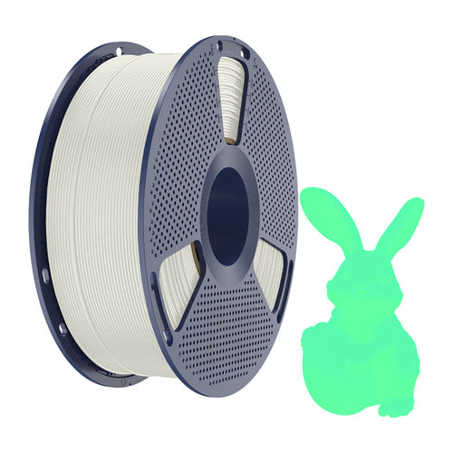 SUNLU PLA Glow - Filament 3D phosphorescent 1,75 mm 1 kg (blanc-vert) : impression