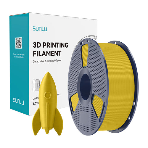 SUNLU PLA High-Speed - Filament 3D 1,75 mm 1 kg (jaune) : bobine