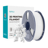SUNLU PLA+ 2.0 - Filament 3D renforcé 1,75 mm 1 kg (blanc) : bobine