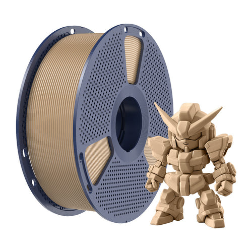 SUNLU PLA+ 2.0 - Filament 3D renforcé 1,75 mm 1 kg (chêne) : impression