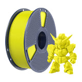 SUNLU PLA+ 2.0 - Filament 3D renforcé 1,75 mm 1 kg (jaune) : impression