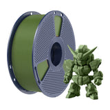 SUNLU PLA+ 2.0 - Filament 3D renforcé 1,75 mm 1 kg (olive) : impression
