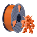 SUNLU PLA+ 2.0 - Filament 3D renforcé 1,75 mm 1 kg (orange soleil) : impression