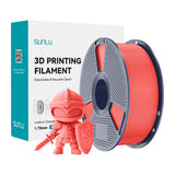 SUNLU PLA+ - Filament 3D robuste 1,75 mm 1 kg (cerise) : bobine