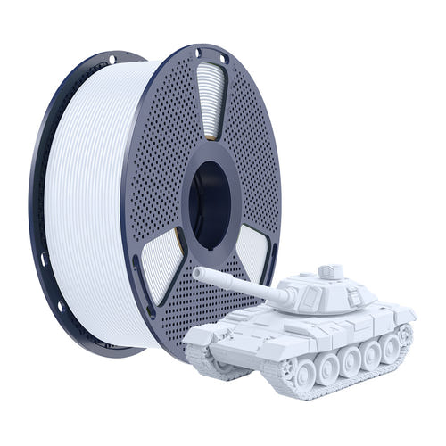 SUNLU PLA+ High-Speed - Filament 3D rapide et robuste 1,75 mm 1 kg (blanc) : HS blanc impression