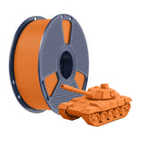 SUNLU PLA+ High-Speed - Filament 3D rapide et robuste 1,75 mm 1 kg (orange) : HS orange détail filament